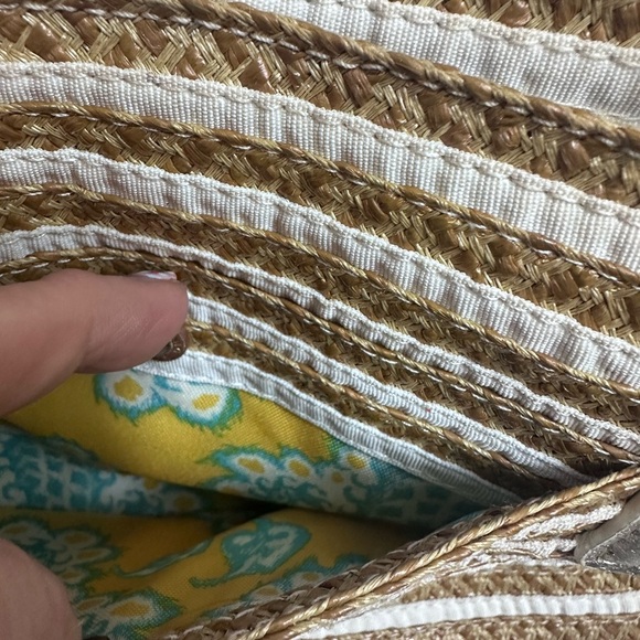 Eric Javits Dame straw bag with two handles - Picture 7 of 12